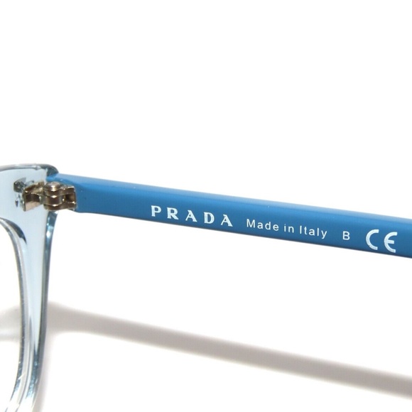 Prada 10VV 10 325-1O1 52 Clear Blue Eyeglasses PR10VV - Picture 5 of 5